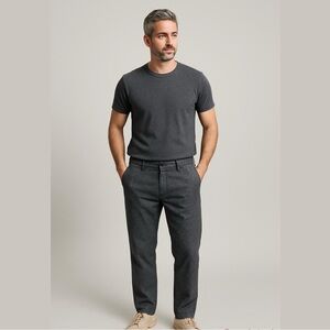 MJ Messori Jeans Messori Wool Blend Straight‎ Slim Pants Size 32 Classic Fall